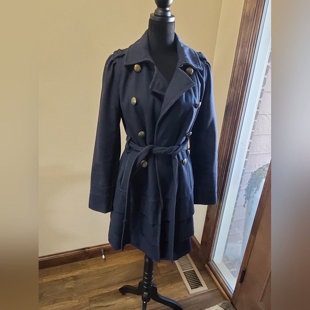 Express Winter dress coat navy